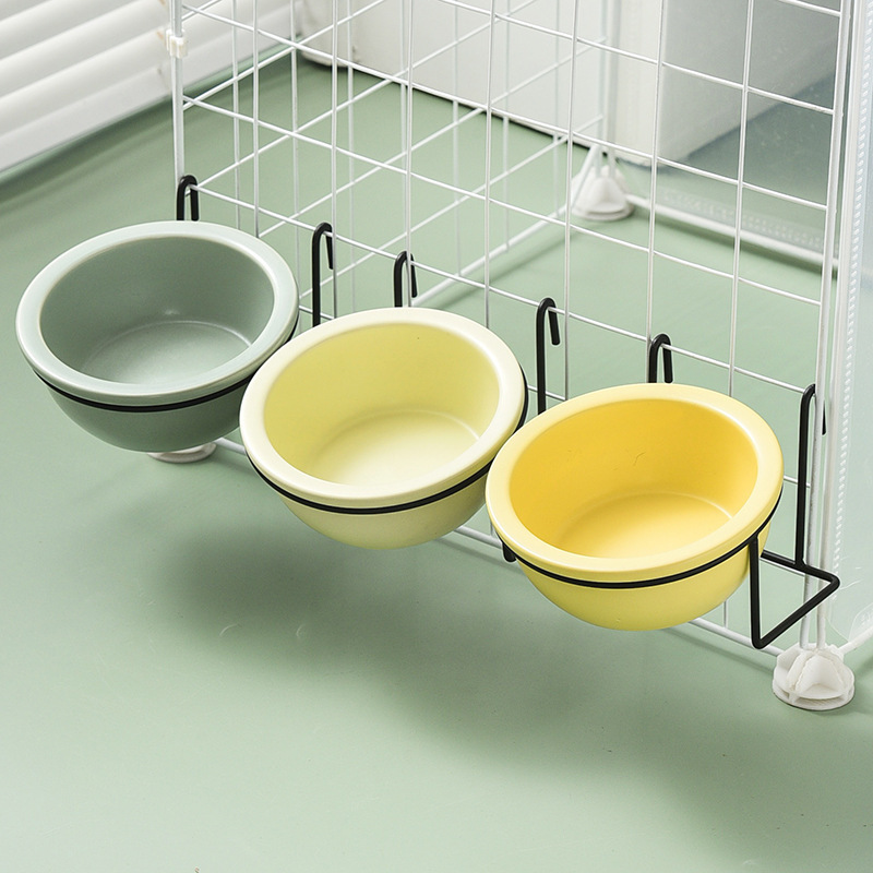 Three-piece pet food bowl set, hanging feeding bowl, pet supplies, automatic water dispenser, dog bowl, pet feeder