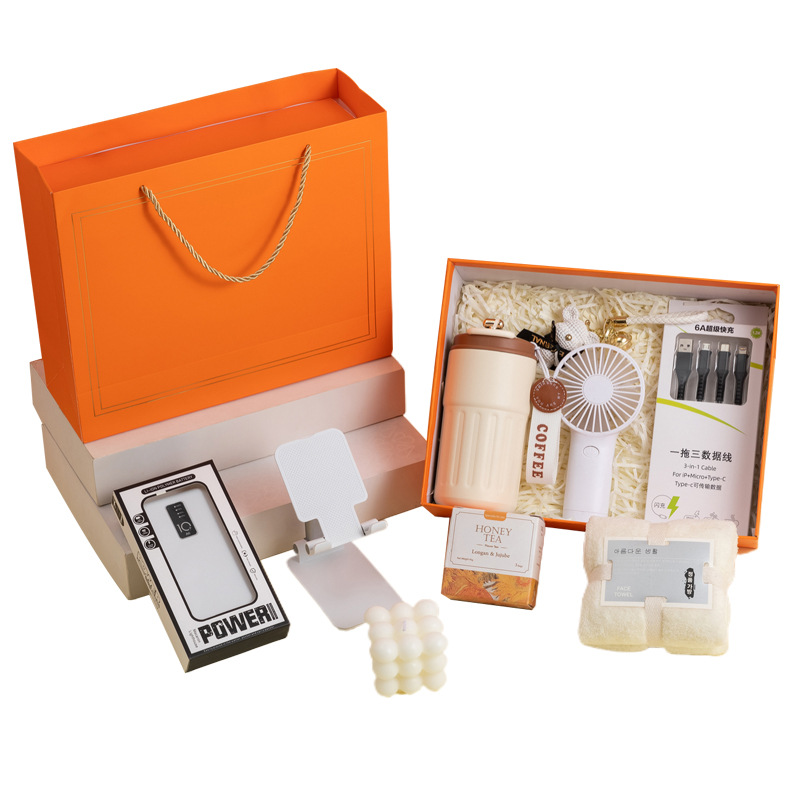 Business souvenirs for conference activities, notebook sets, insulated cups, umbrellas, New Year gifts, and corporate year-end party gifts Item Picture