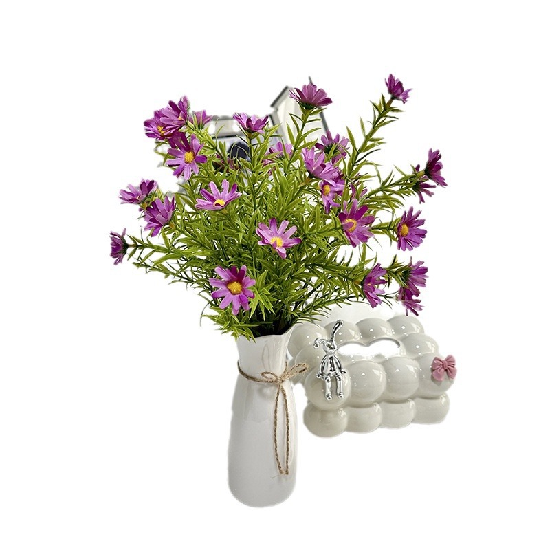 仿真花配件/花杆/仿真水果配件/蝴蝶插杆/工艺品配件白底实物图