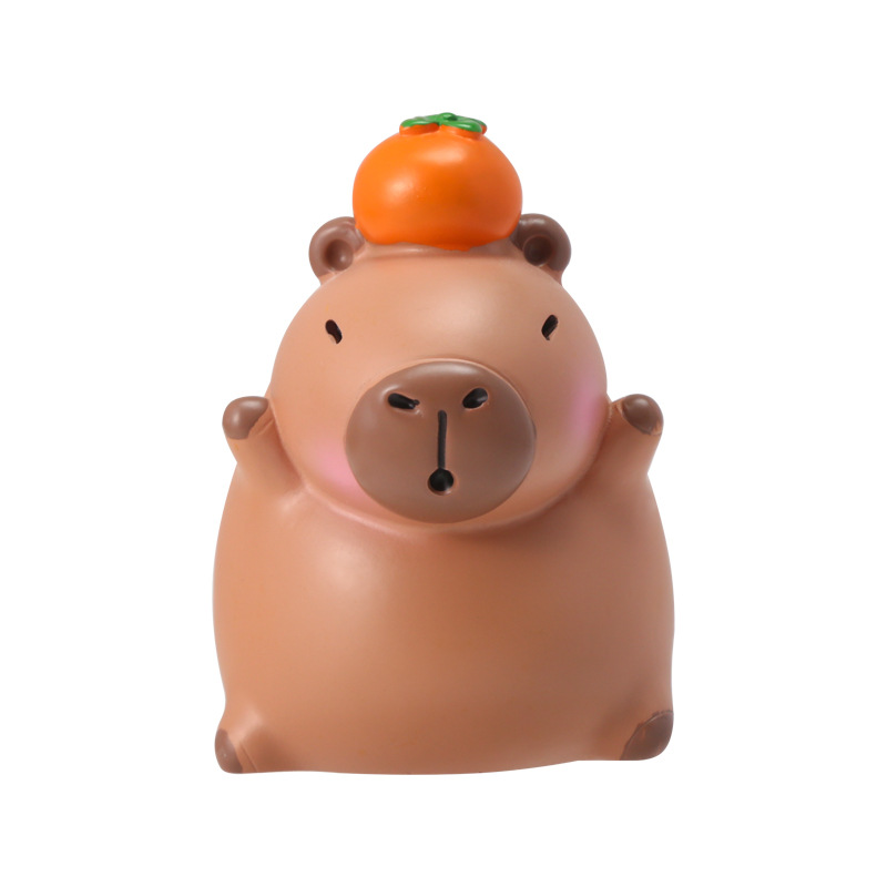 Cute capybara figurines, home decoration figurines, small items, table figurines, cute capybara figurines Item Picture
