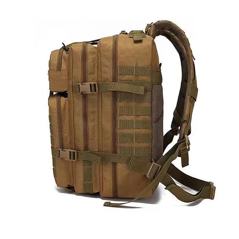 Outdoor sports waterproof backpack, hiking, mountain climbing, camping, large-capacity MOLLE expansion tactical bag backpack Specification drawing