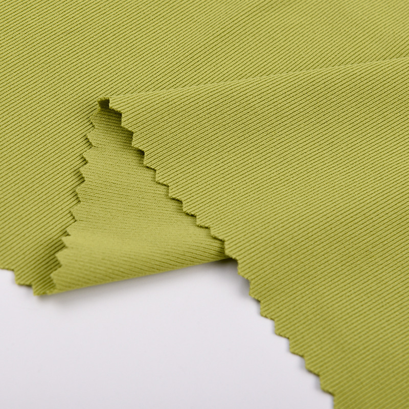 Cool Silk Cotton 40S1*1 ribbed cotton-like fabric moisture-wicking and sweat-wicking elastic short-sleeved fashion knitted fabric in stock