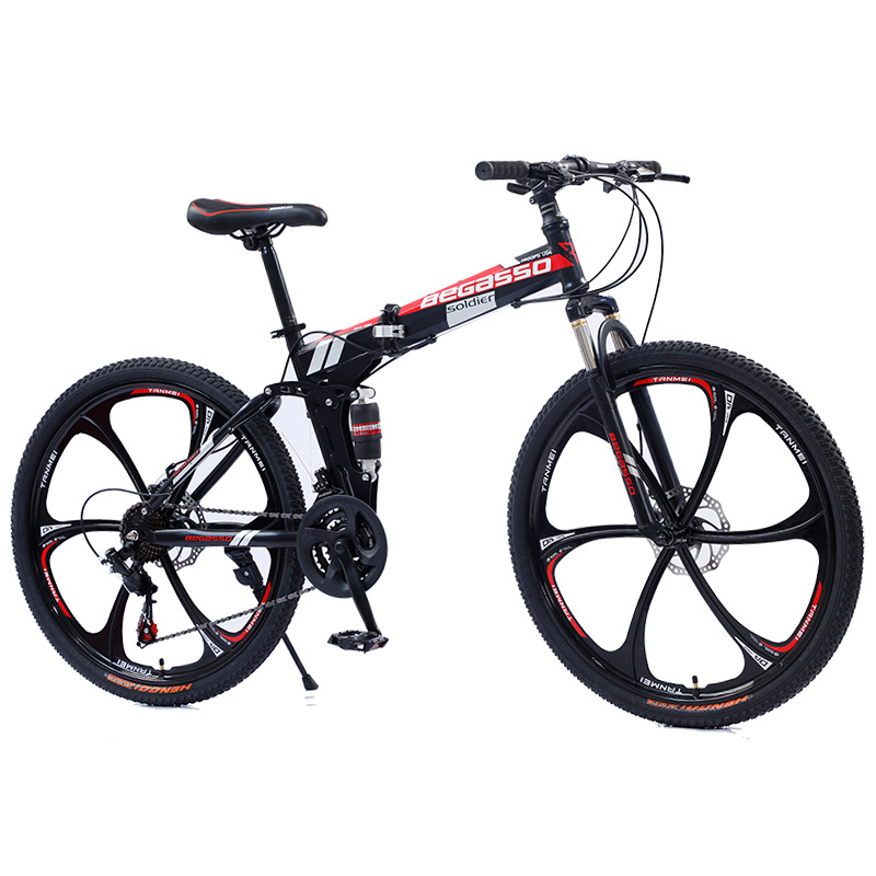 Cross-border wholesale of folding mountain bikes, adult variable-speed mountain bikes, soft-tail student bikes, and outdoor off-road bikes Specification image