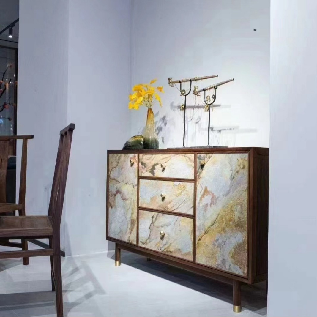 天然超薄柔性石材大理石酒店外墙装饰新材料人造文化砖石材可弯曲细节图