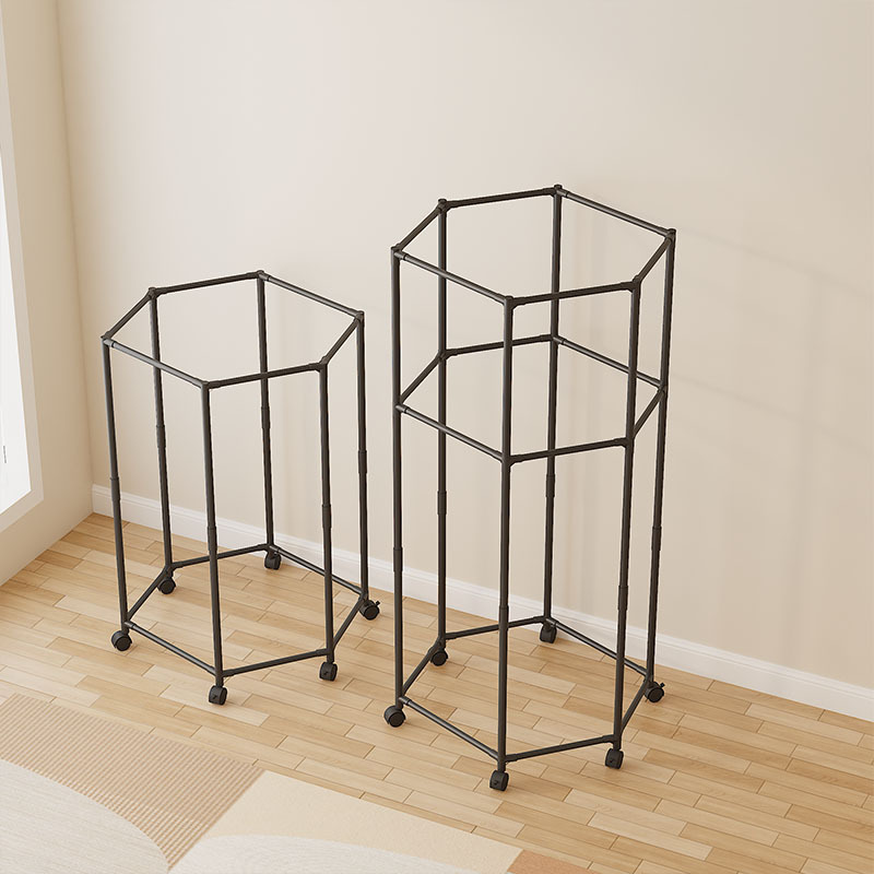 Rotating floor-standing clothes drying rack, thickened coat rack, home bedroom balcony clothes drying pole, clothes drying rack 9913 Specification image