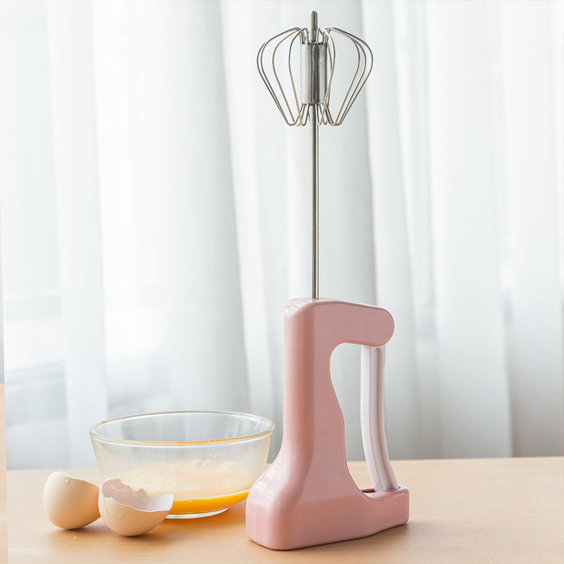 手持小型半自动按压式打蛋器面粉奶油搅拌器厨房家用烘焙小工具产品图