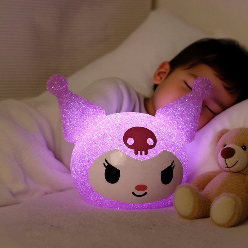 Wholesale of new foreign trade Kuromi Sti projection night lights, small particle luminous lights, ambient lights and birthday gifts Application Scenario