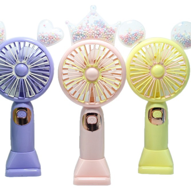 HX13-3 New mini usb small fan Handheld portable children's office student handheld desktop fan gift Item Picture