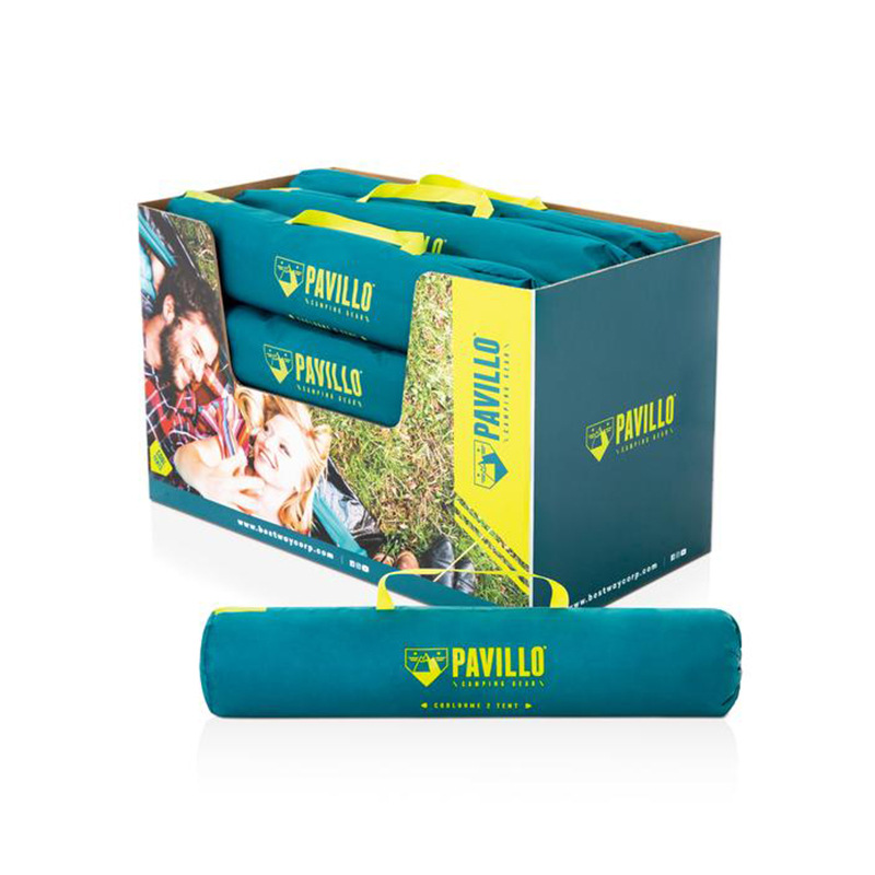 bestway68084户外露营手搭双人帐篷春秋款野营室外休闲折叠帐篷白底实物图