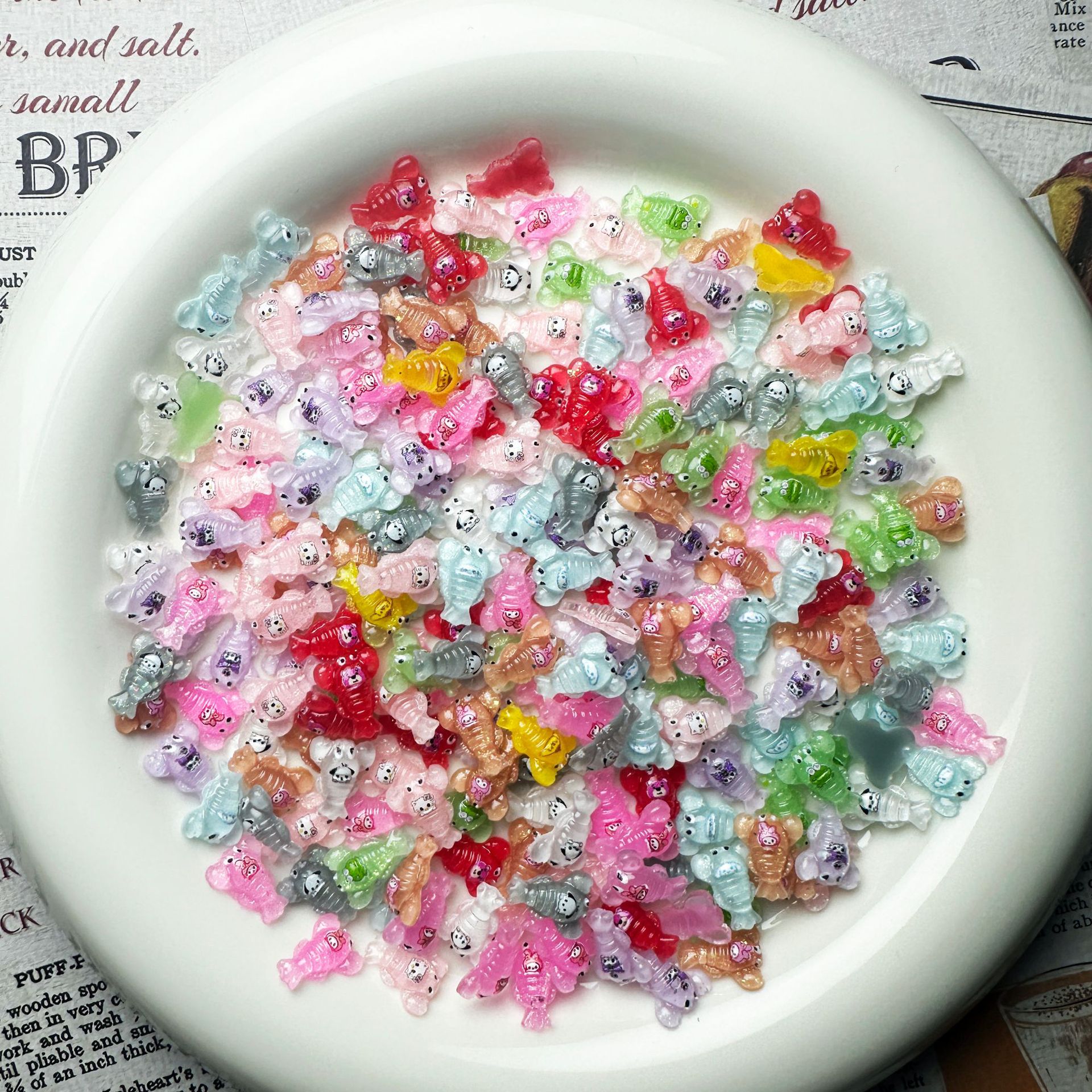 网红爆款抖音盲袋可爱夜光迷你小龙虾小号树脂摆件三丽鸥龙虾批发