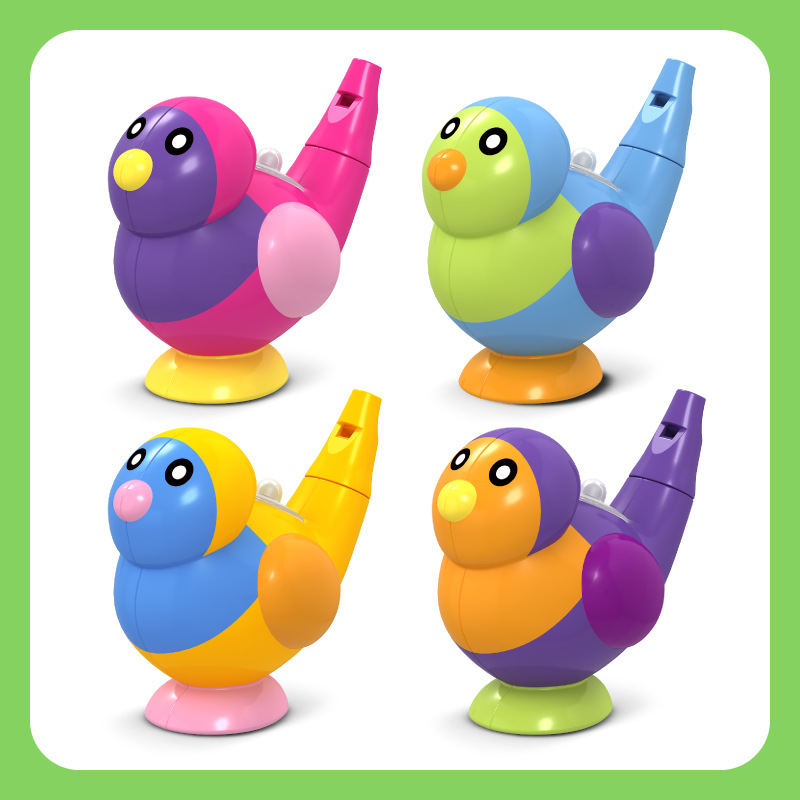 Children's waterbird whistles, baby wind instruments whistles, harmonicas, water play toys, wholesale of infant and toddler oral muscle training Item Picture