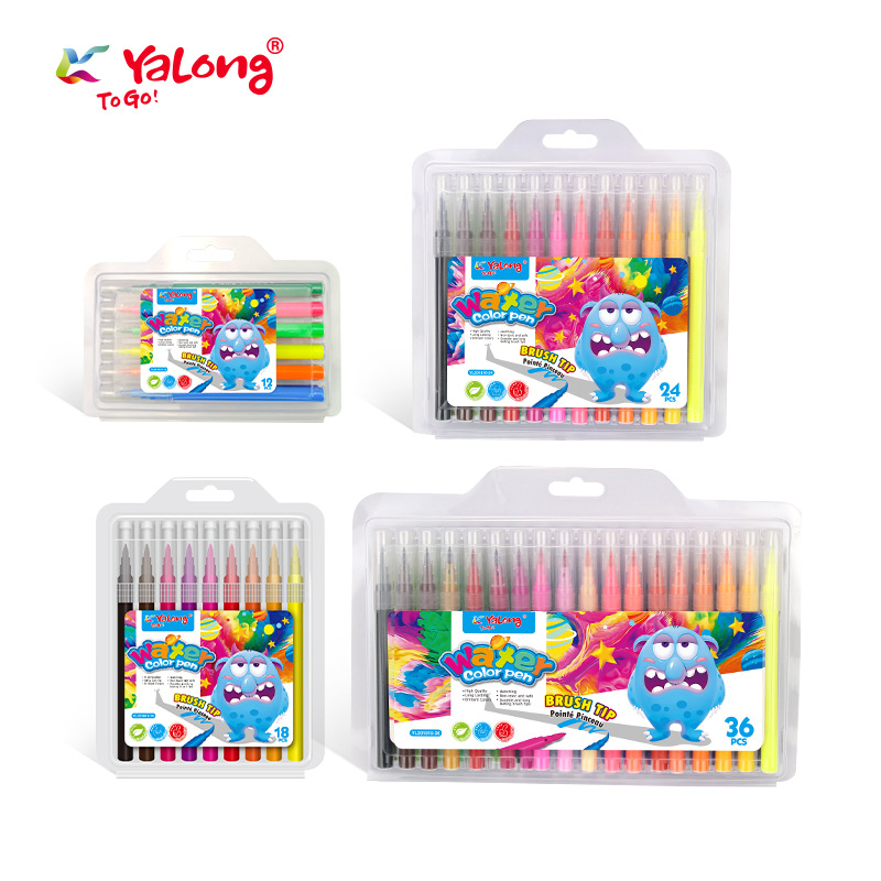 The Yalong cross-border color pen tip Maeker can refill children's ink painting and watercolor pen art records Specification image