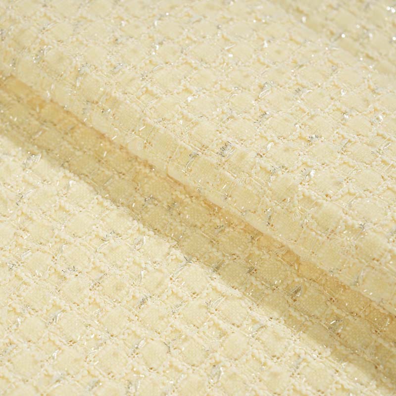 Mokas Silver Thread chanted tweed set, DIY chanted fabric dress, women's vest shawl Specification image