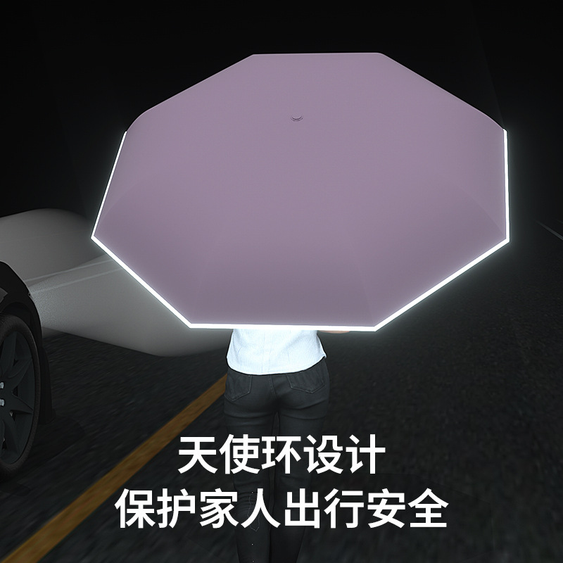 Automatic reverse umbrella, car umbrella, women's all-weather and all-weather sunshade, long-handled large size, weather-resistant special for men Specification image