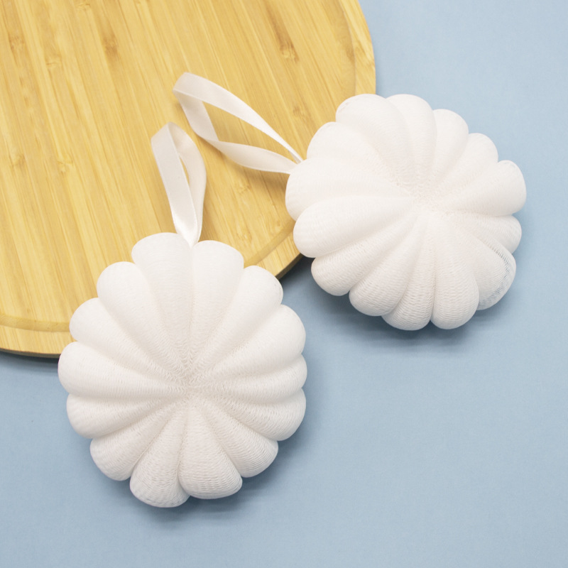 New 50g bath ball, non-scattering soft bath flower, universal bath foaming net, single ball, large scrubbing ball details Picture