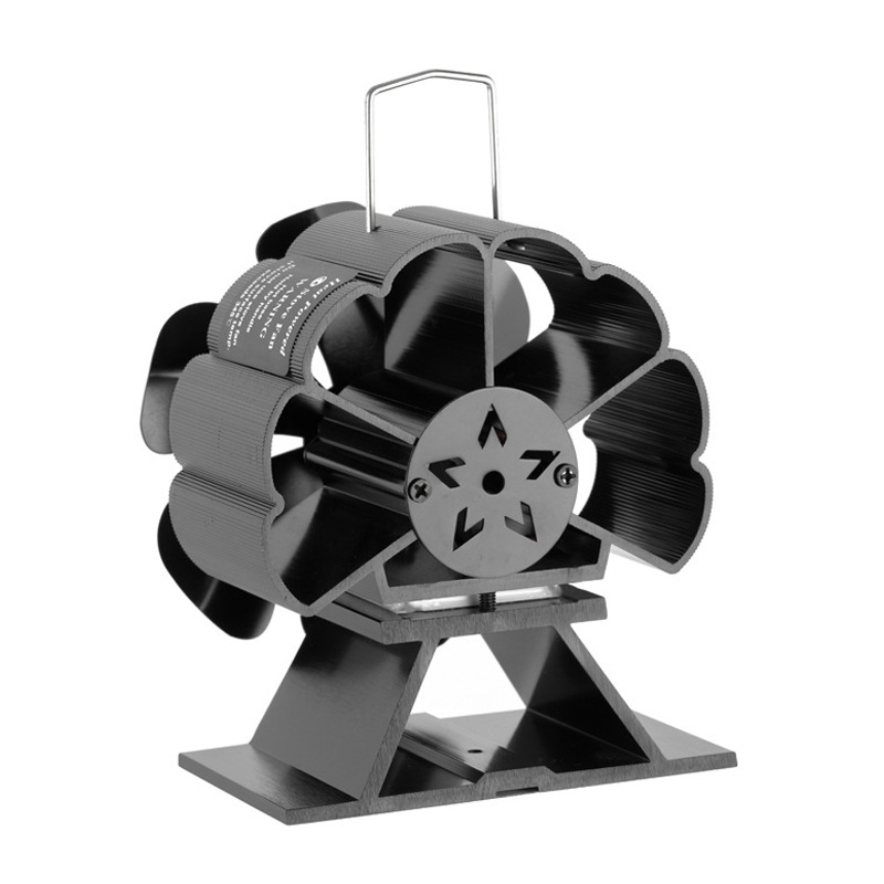Fireplace fan, European and American thermal power fan, Amazon ebay wish wooden fireplace thermal energy fan, aluminum alloy Item Picture