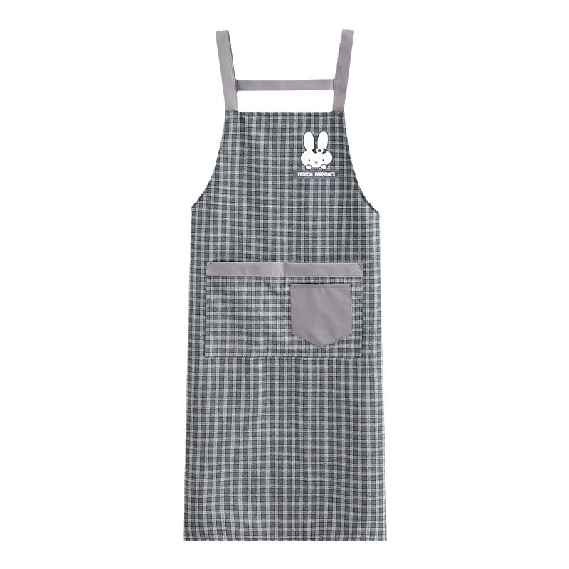 围裙/罩衣成人/日用品厨房/乔迁围裙/绒罩衣白底实物图