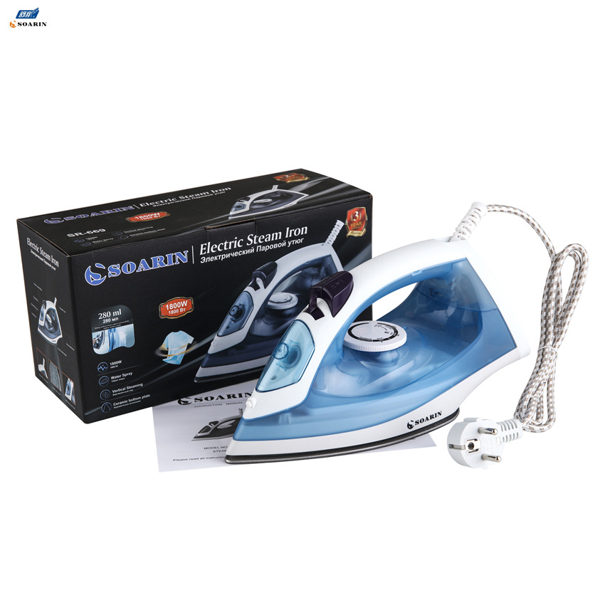 European standard export cross-border version electric iron, handheld steam type household wholesale iron, can dry iron 669 Specification image