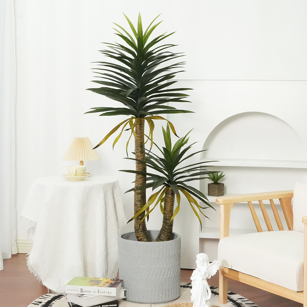 Artificial tropical plants, sword orchid bonsai, large-scale artificial plants, sisal potted plants, indoor floor-standing artificial green plants, agave Application Scenario
