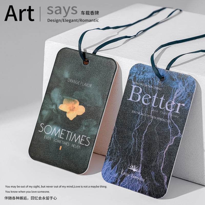 Car aroma diffuser essential oil perfume hanger, car perfume stand, fresh and long-lasting car aroma diffuser details Picture