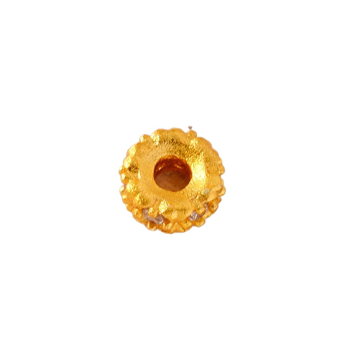 New ancient-style sand gold high color retention set with zirconium ring beads, high-end Chinese-style bracelet and necklace DIY accessory Item Picture
