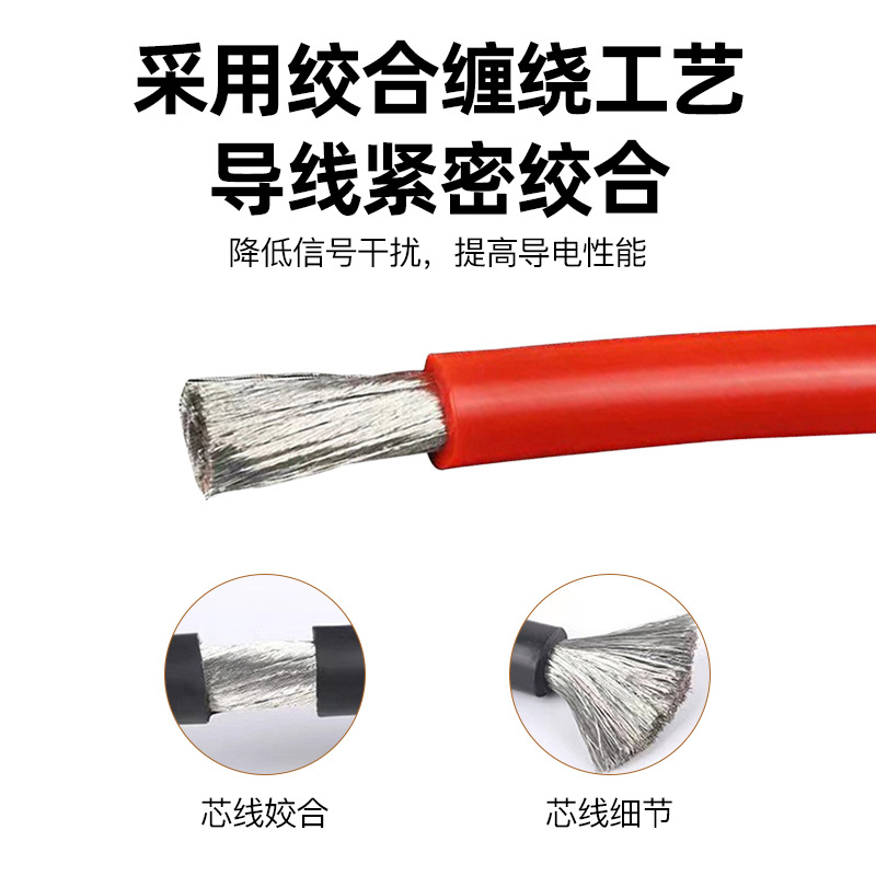 High-temperature resistant up to 200 degrees, 22AWG super soft silicone wire, new energy lithium battery electronic wire, industrial machine wire copper core Application Scenario