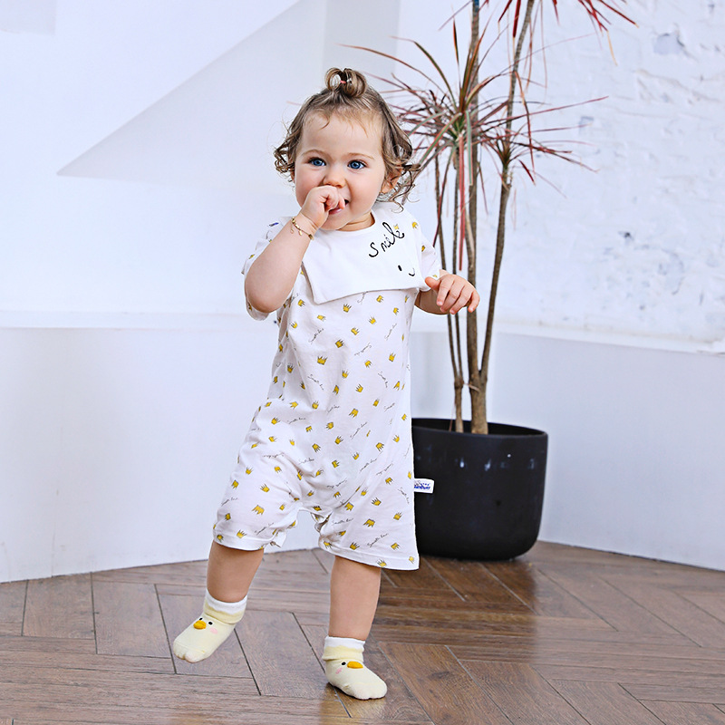 Baby socks, Spring and autumn Class a, newborn baby socks for 0-6 months, anti-slip floor socks with glue, cotton for learning to walk Application Scenario