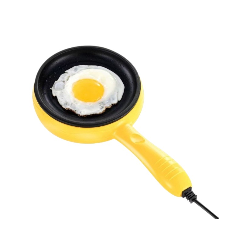 This is a multi-functional mini non-stick pancake pan that automatically cuts off power when plugged in. It is a small household egg boiling and frying machine Item Picture