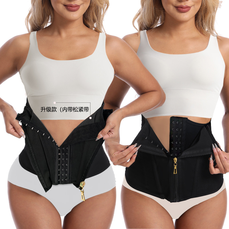 女性腹部修剪器腰部训练器紧身胸衣塑身器加大码女性腰部训练器