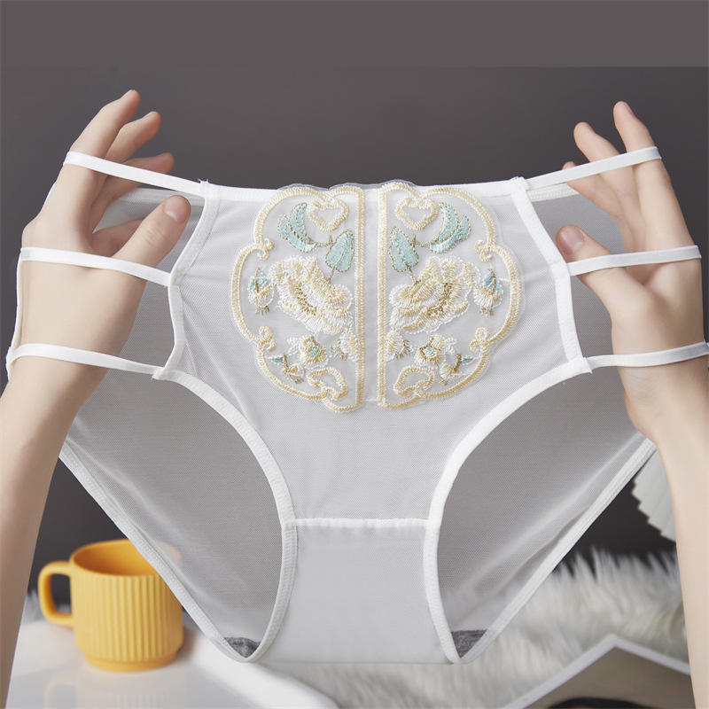 四角内裤女/蝶安芬/无缝内裤/四角内裤无痕/女士内裤细节图