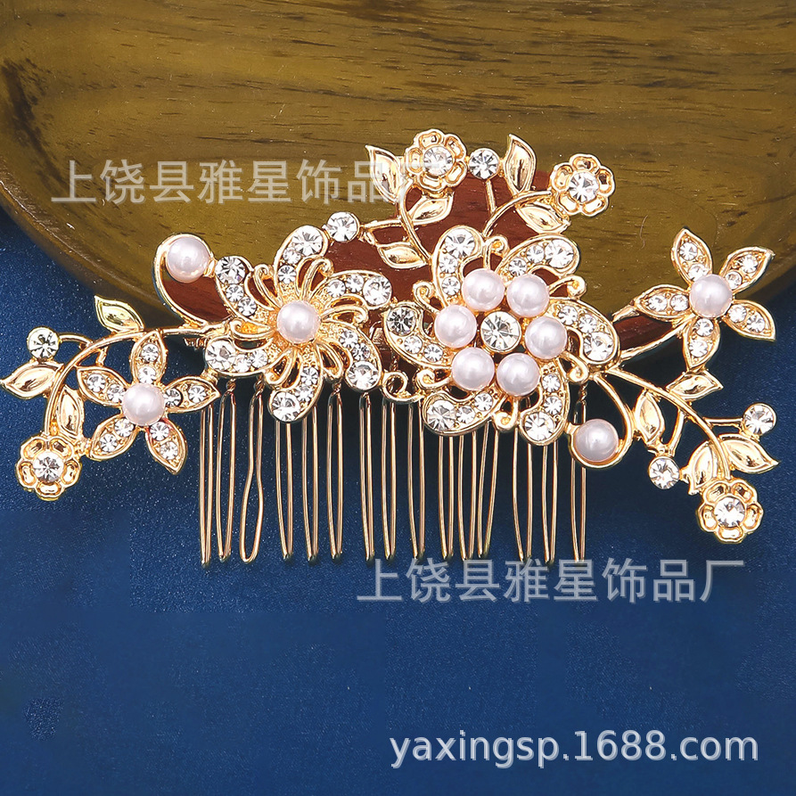 New personalized diamond princess headwear, simple girl party wedding bride headwear and hair comb Application Scenario