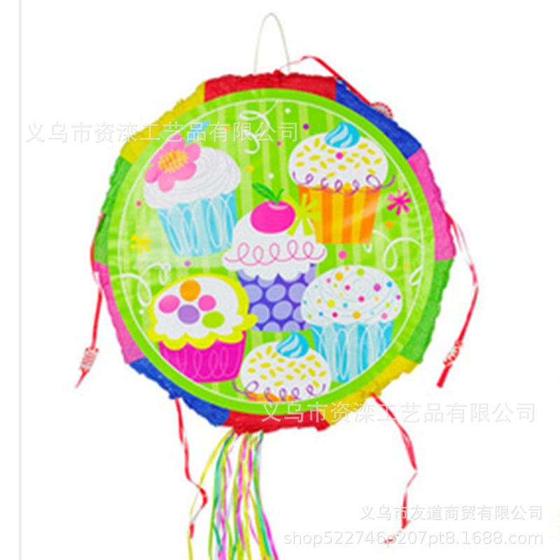 pinata children's birthday party supplies, party games, creative fun, candy smashing toys, tapping style Pinata Item Picture