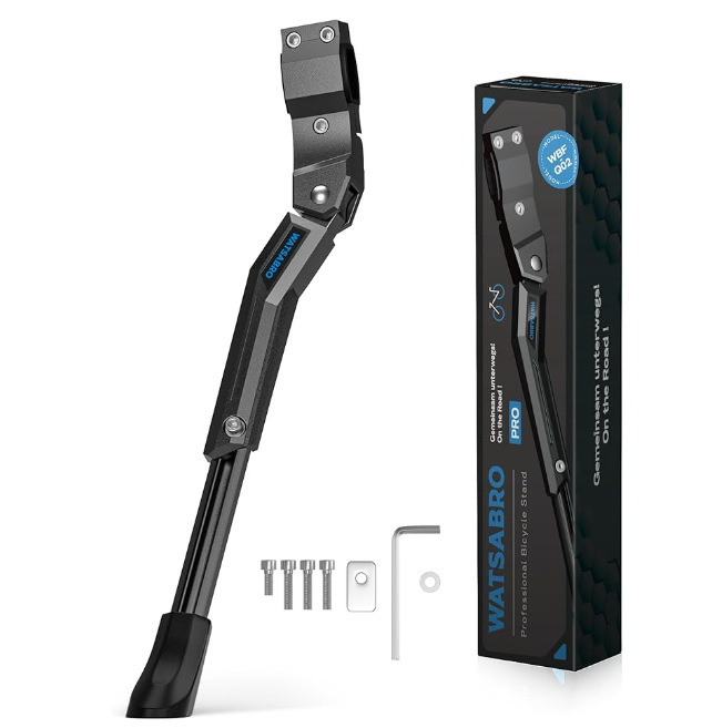 山地车脚撑脚架自行车车撑单支车踢后支架单车梯子边撑停车架配件