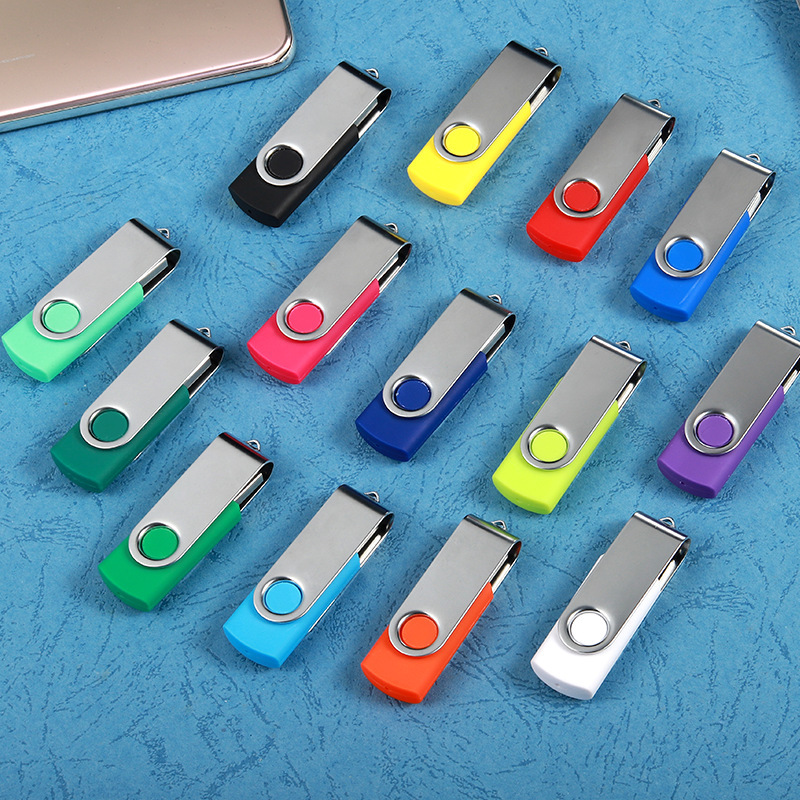 Customized logo bidding advertisement for 8G color USB flash drive, 16g creative gift promotion, 32g USB flash drive engraving, 64g bright color details Picture