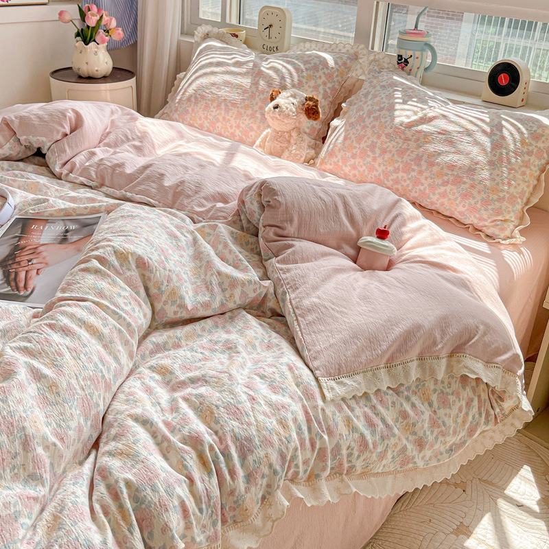 床上用品四件套秋冬季高级感家用保暖被套冬季床单被罩宿舍三件套