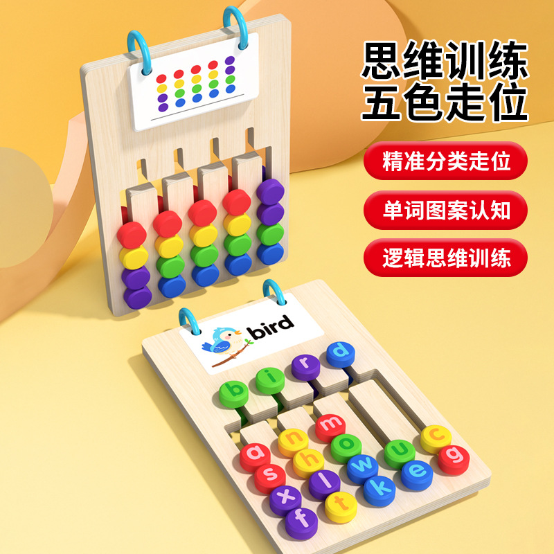 Children's early education, cross-border vowel English words, logical thinking training, enlightenment teaching AIDS, intelligence development and educational toys Application Scenario