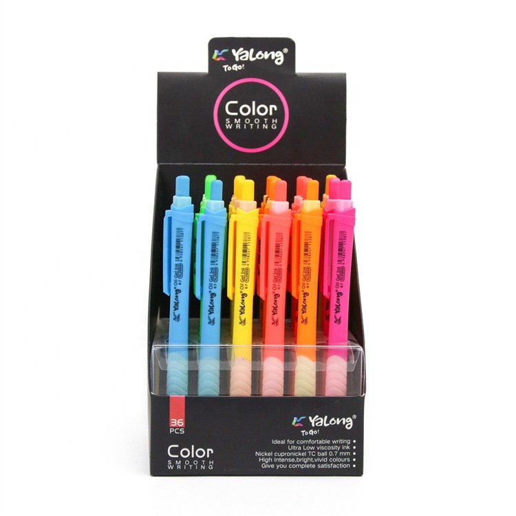 Promotional semi-gel pens, school and office ballpoint pens, high-quality silicone pen barrels, new design of medium oil pens and stationery