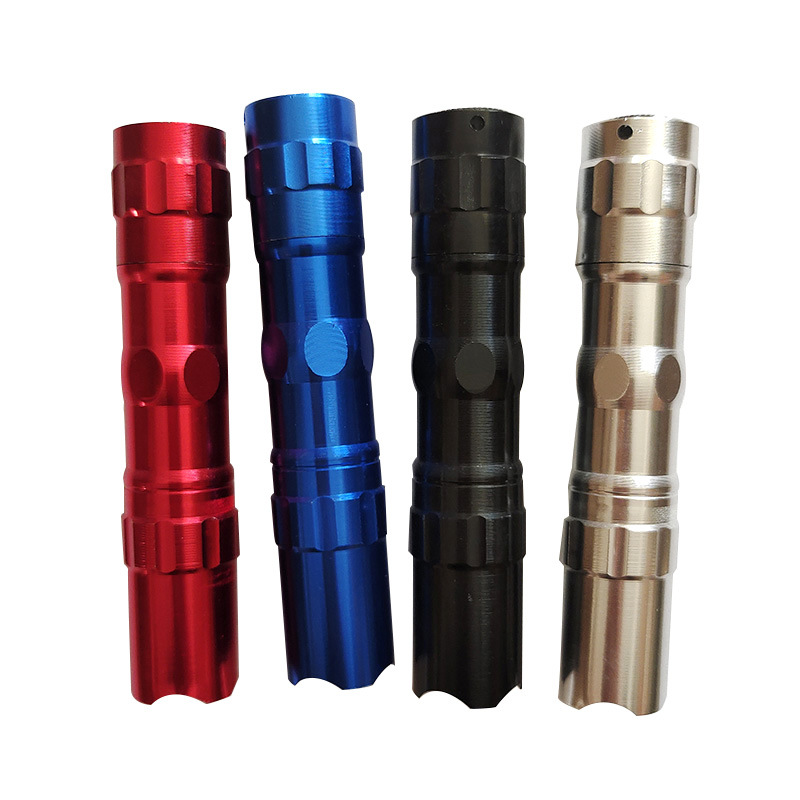 Aluminum alloy mini high-intensity flashlight for household emergency lighting LED No. 5 AA battery-powered LED small flashlight