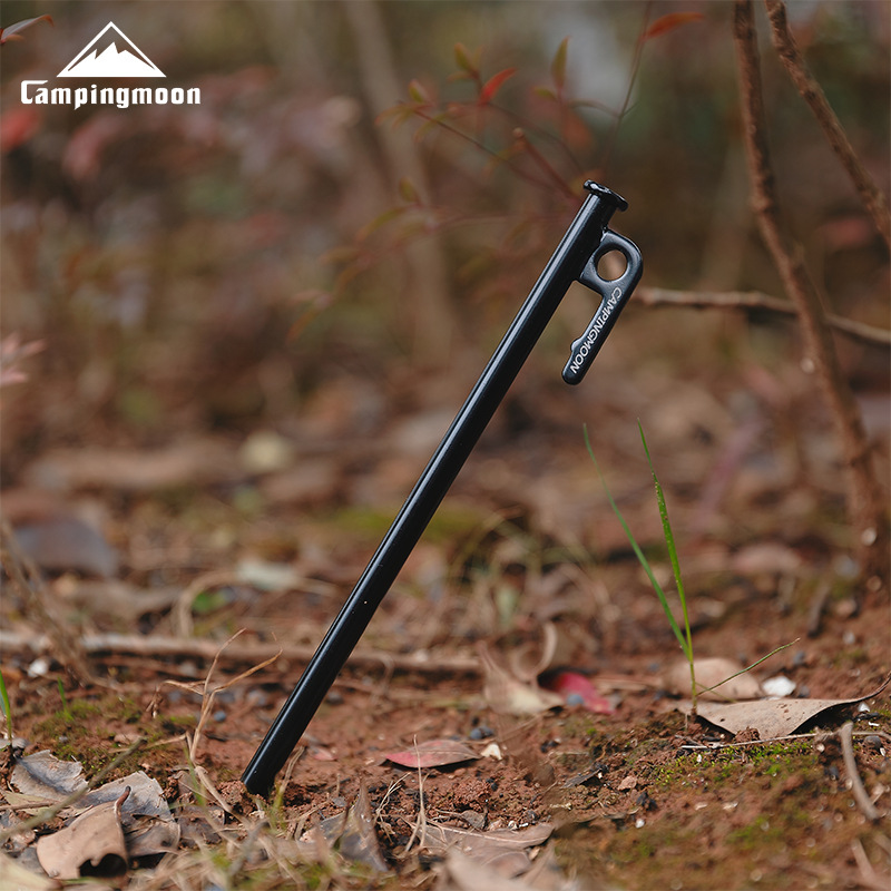 Koman T series high-carbon steel electrophoretic anti-rust tent nail fixing rods, canopy nails, camping nails, camping ground nails details Picture