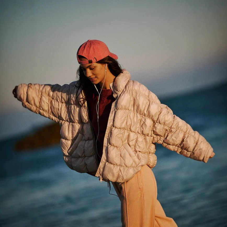 TMFP AliExpress 2025 New Autumn and Winter lightweight Down cotton-padded Jacket for Women MG562 Specification image