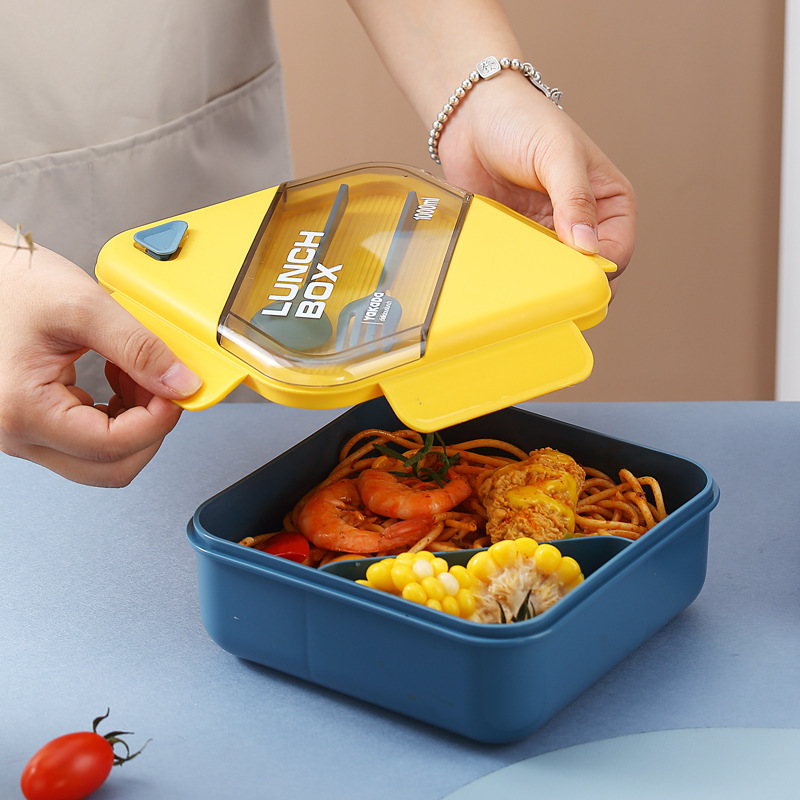 便当盒微波炉加热分格饭盒上班族食品级日式轻食餐盒日用家居百货