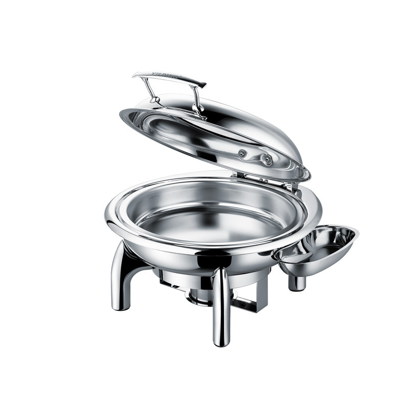 The multi-functional commercial circular and square mechanical buffer hydraulic glass-covered fryer is visually available Application Scenario
