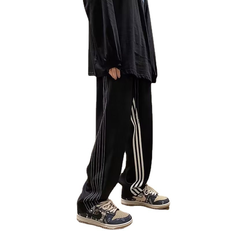 宽松裤男式宽松/宽松运动裤/裤子/棉裤/sportwear白底实物图
