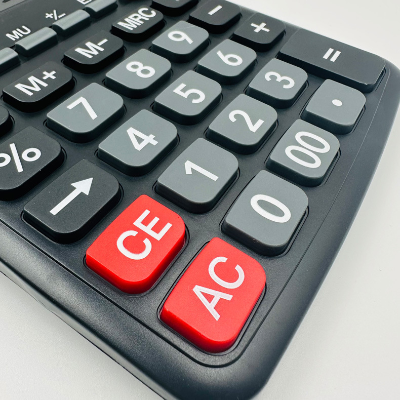 Direct sales and wholesale of 12-digit desktop business, financial and accounting calculators with large screen keys from the manufacturer Specification image