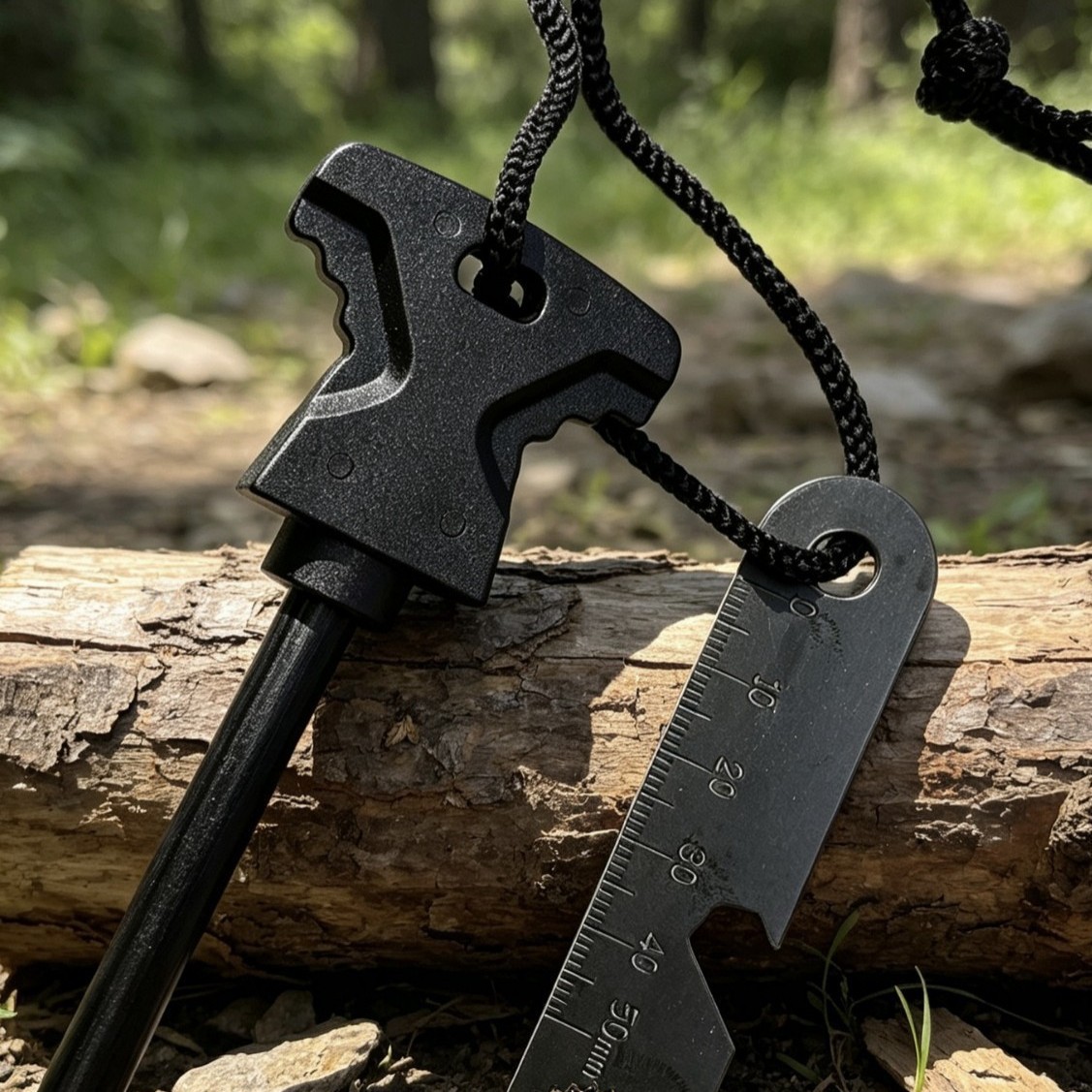 Wholesale of butterfly-shaped wide-handled flint sticks from the original manufacturer for wilderness survival flint stones Application Scenario