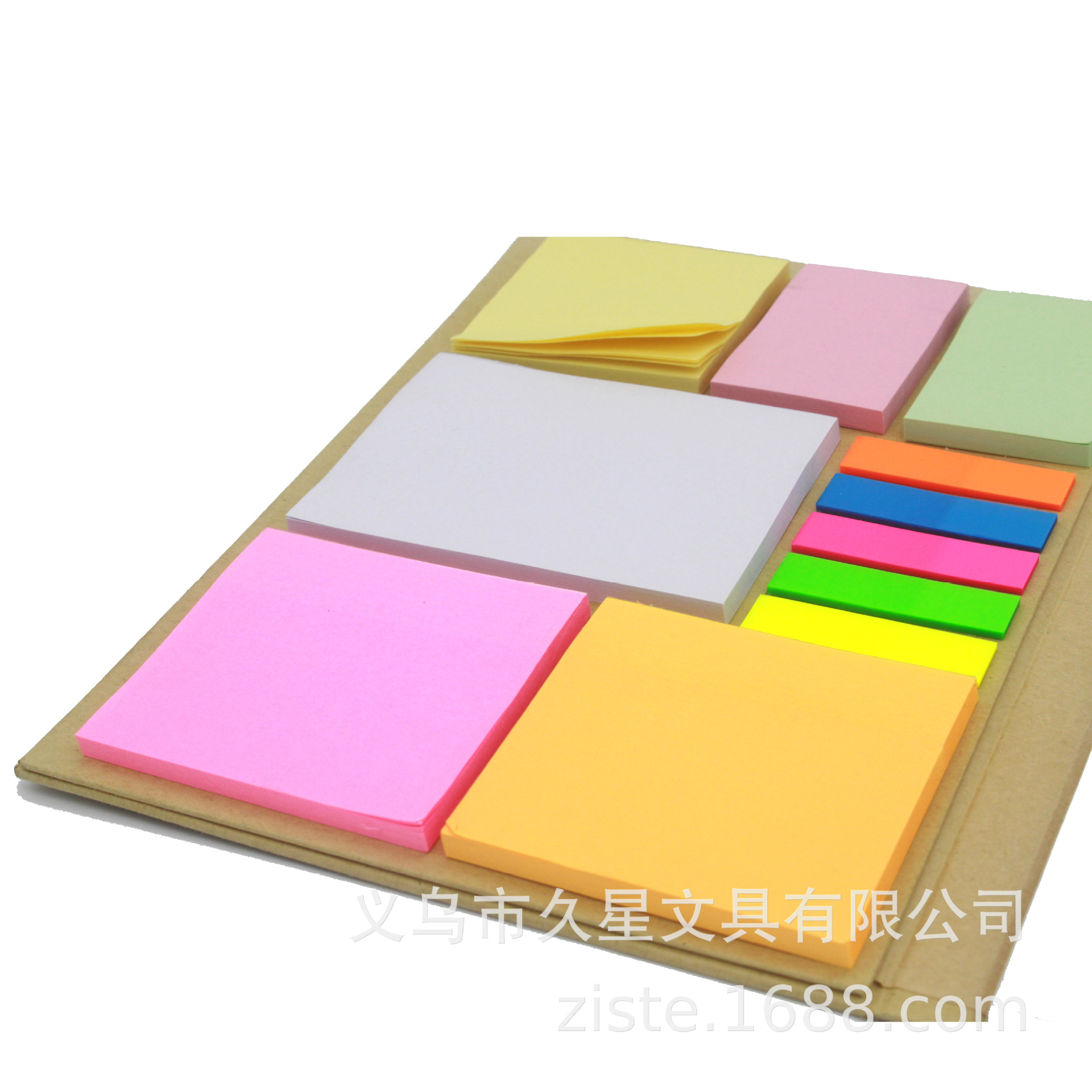 High-end notebook set with calculator, sticky note paper, sticky note pen, business office stationery, gift, kraft paper color Application Scenario