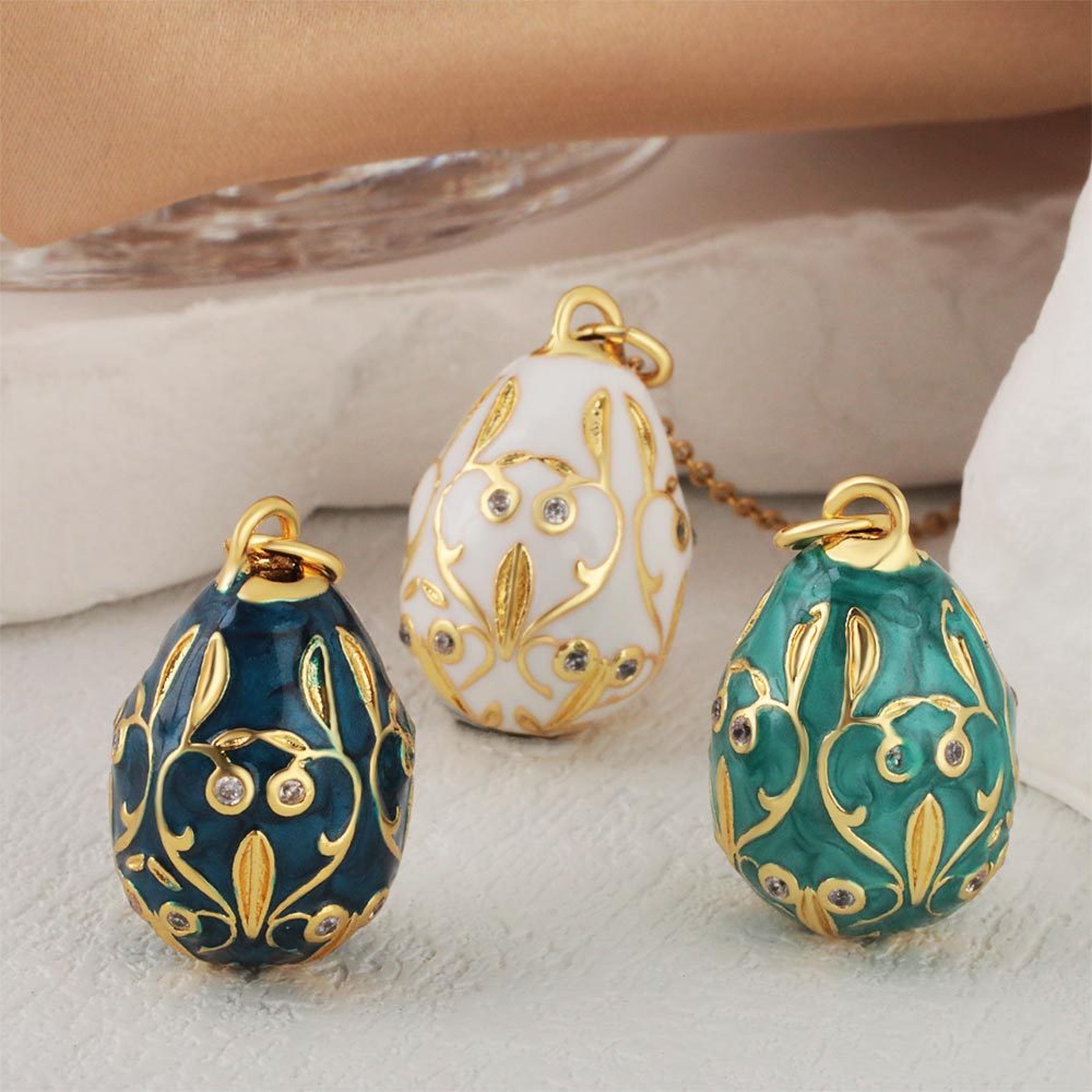 New cross-border personalized painted oil drip geometric creative pendant, high color retention copper-plated jewelry, elegant and versatile necklace Specification drawing