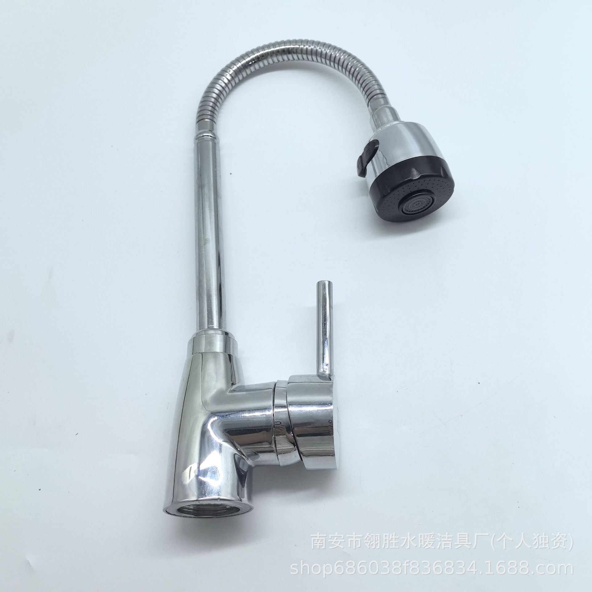 水龙头/水龙头北美/小熊贴防溅水龙头/洗手盆水龙头合金双联/卫浴细节图