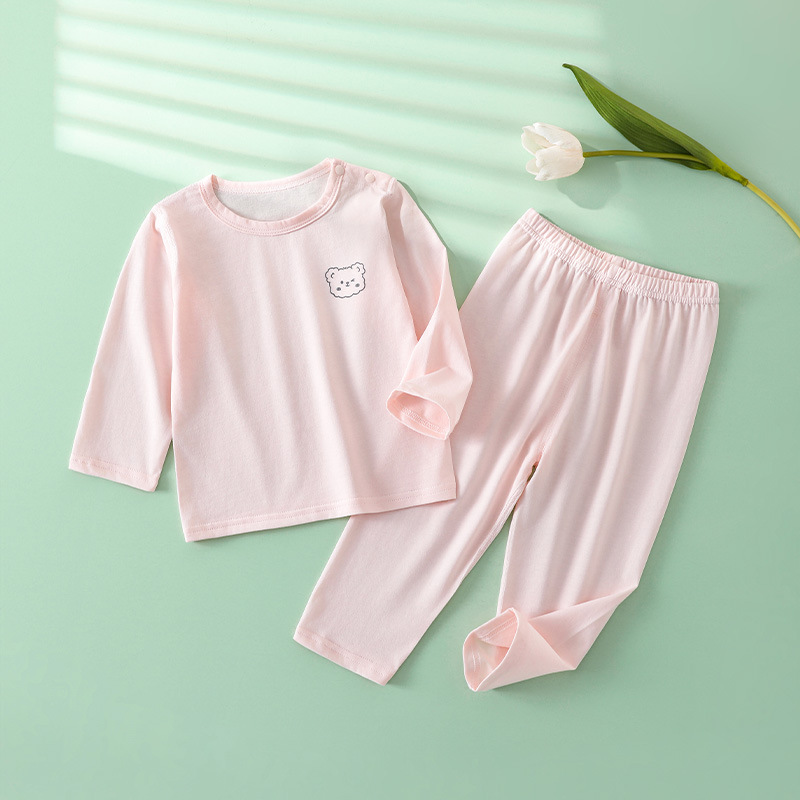 Ropa de niños casual manga larga camisetas verano aire acondicionado ropa hombre niño mujer leggings transpirables niño traje de verano Specification image
