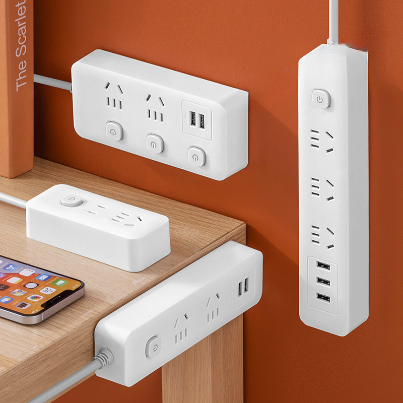 Miyong household multi-functional socket panel, multi-hole power strip, power board, student dormitory power strip, power board with wires details Picture